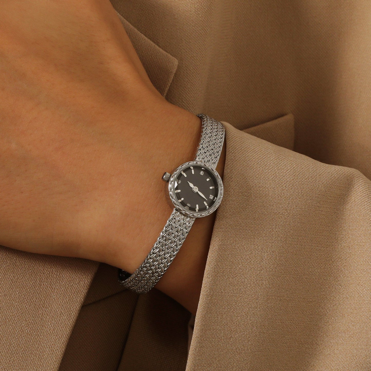 Vintage-klocka i antik stil