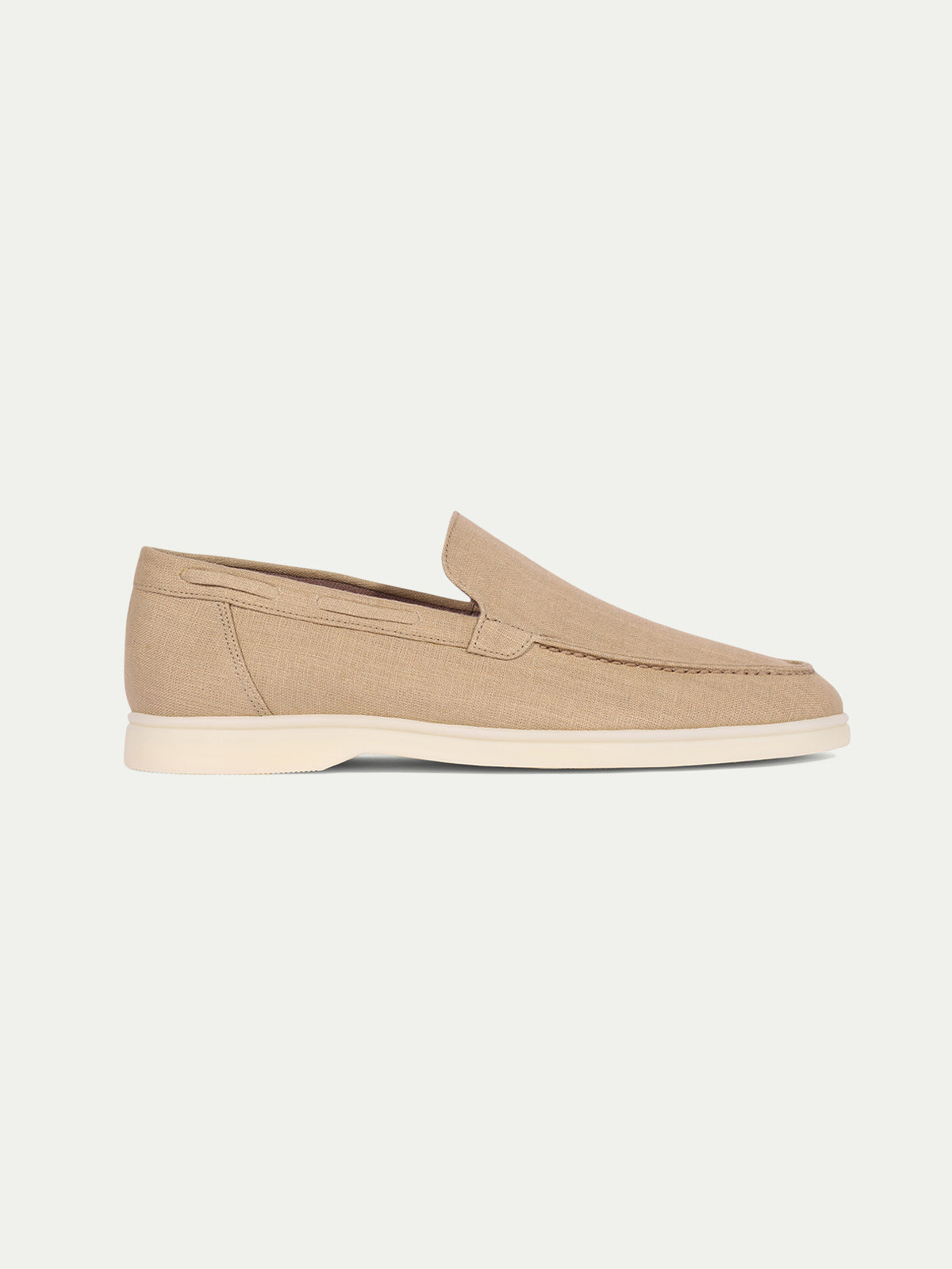 Loafers i mocka i yachtstil