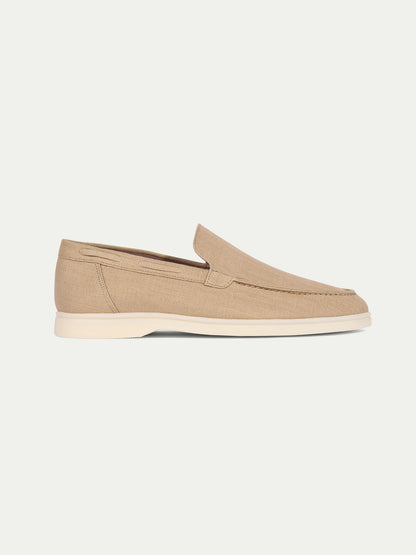 Loafers i mocka i yachtstil