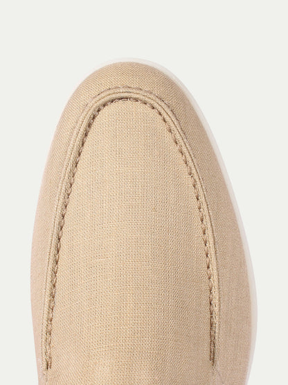 Loafers i mocka i yachtstil