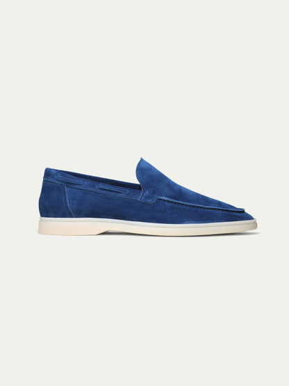 Loafers i mocka i yachtstil