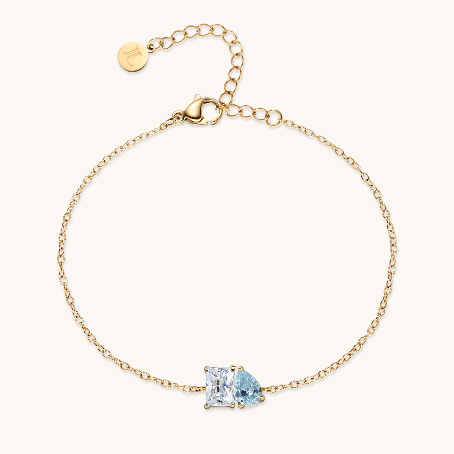 Armband med födelsestenar – Du och jag